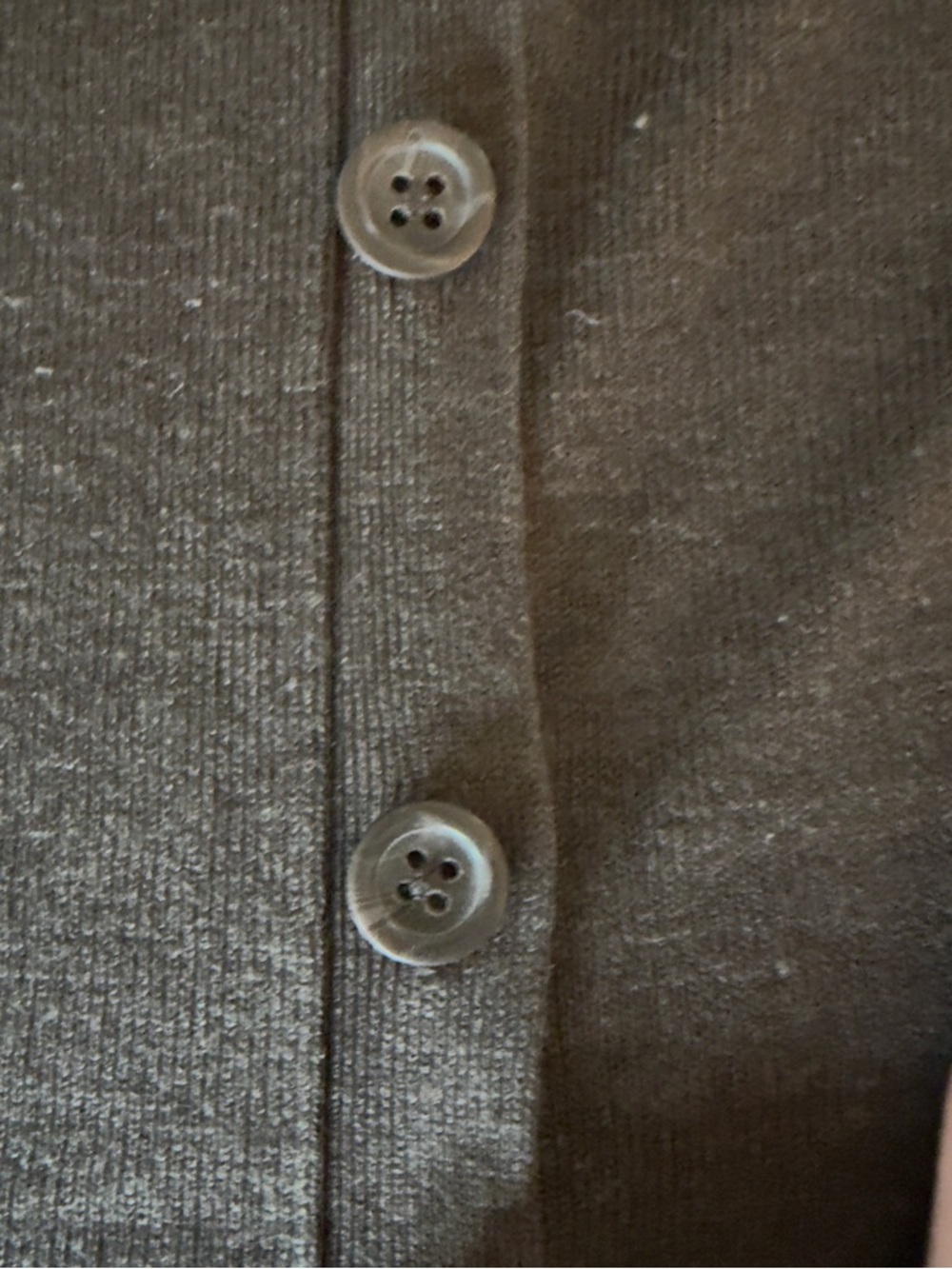 H&M Long Brown V-Neck Button Front Cardigan - Picture 3 of 5